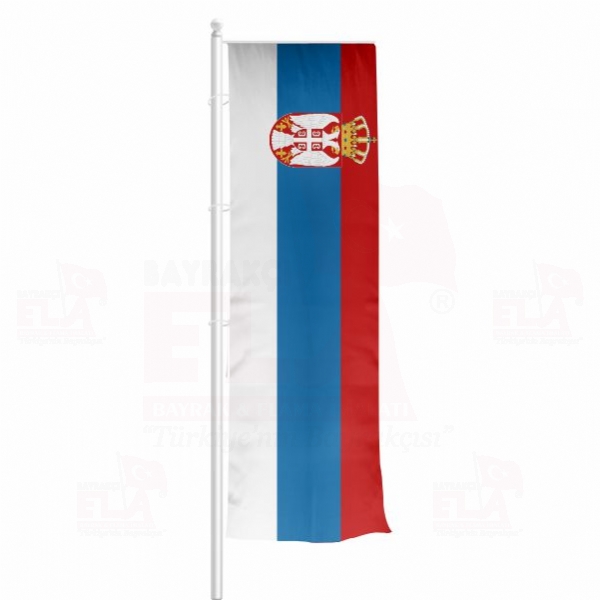 Srbistan Yatay ekilen Flamalar ve Bayraklar