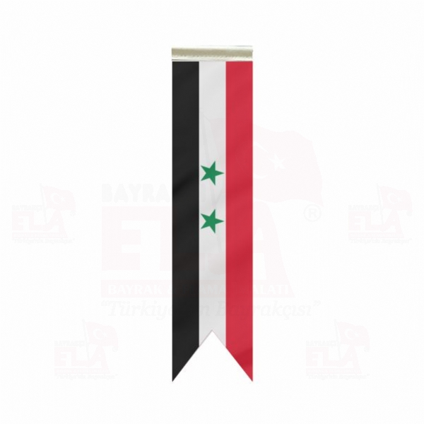 Suriye zel Logolu Masa Bayra