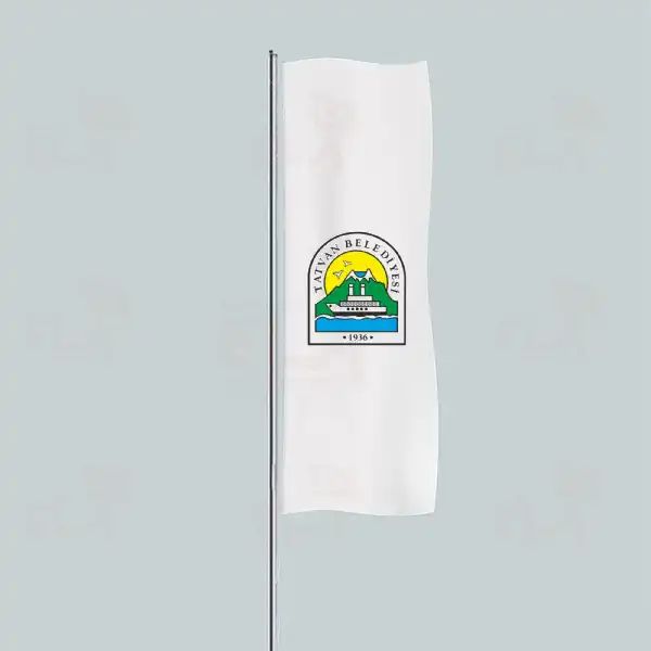 Tatvan Belediyesi Yatay ekilen Flamalar ve Bayraklar
