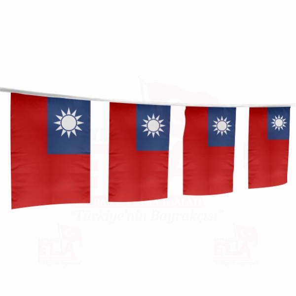 Tayvan pe Dizili Flamalar ve Bayraklar