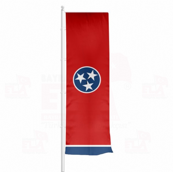 Tennessee Yatay ekilen Flamalar ve Bayraklar
