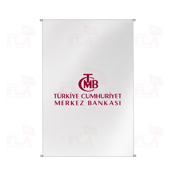 Trkiye Cumhuriyet Merkez Bankas Bina Boyu Bayraklar