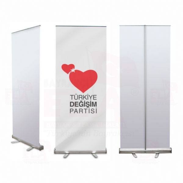 Trkiye Deiim Partisi Banner Roll Up