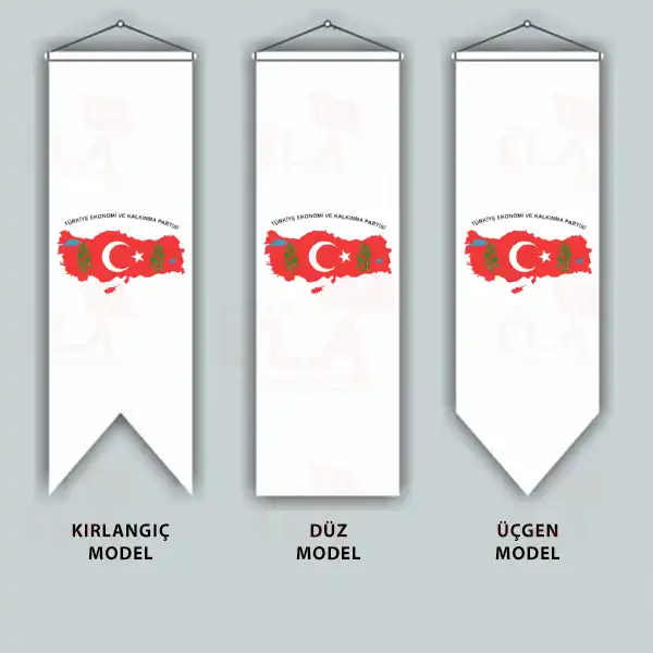 Trkiye Ekonomi ve Kalknma Partisi Krlang Flamalar Bayraklar