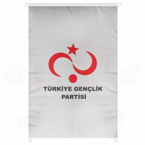 Trkiye Genlik Partisi Bina Boyu Bayraklar