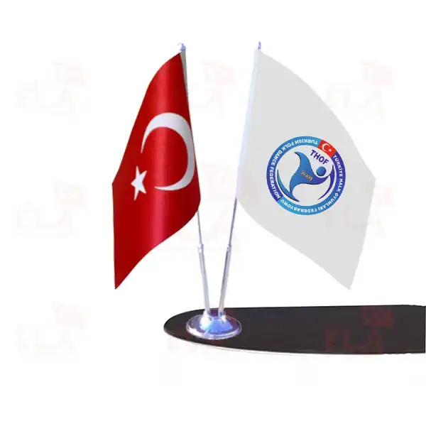 Trkiye Halk Oyunlar Federasyonu 2 li Masa Bayra