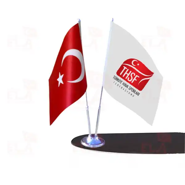 Trkiye Hava Sporlar Federasyonu 2 li Masa Bayra