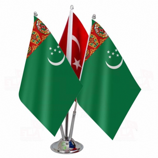 Trkmenistan Logolu l Masa Bayra