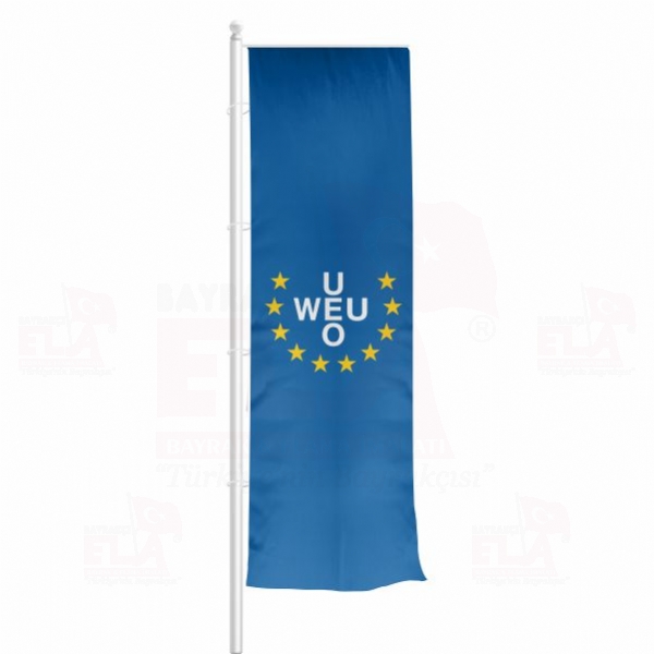 Western European Union Yatay ekilen Flamalar ve Bayraklar