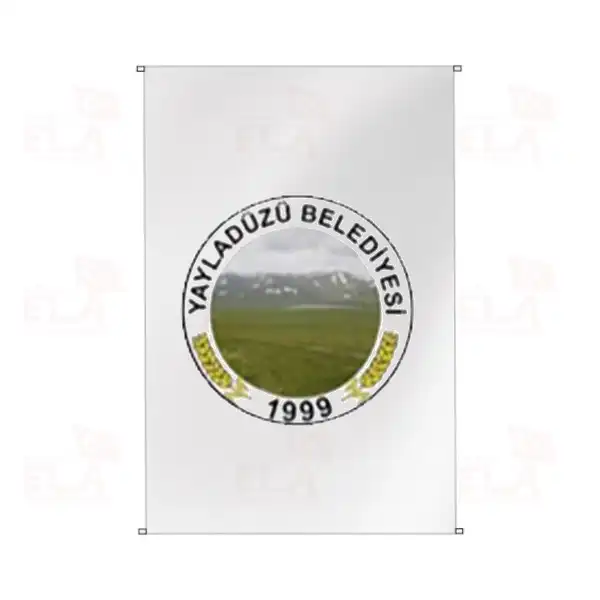 Yayladz Belediyesi Bina Boyu Bayraklar
