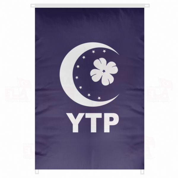 Yeni Trkiye Partisi Bina Boyu Bayraklar