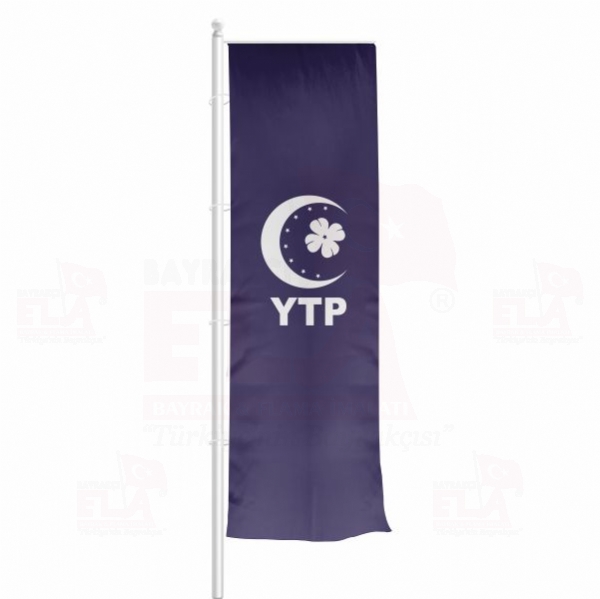 Yeni Trkiye Partisi Yatay ekilen Flamalar ve Bayraklar