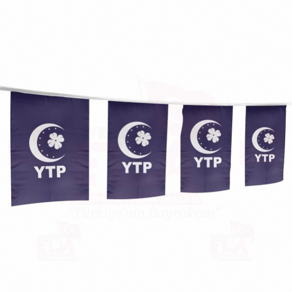 Yeni Trkiye Partisi pe Dizili Flamalar ve Bayraklar