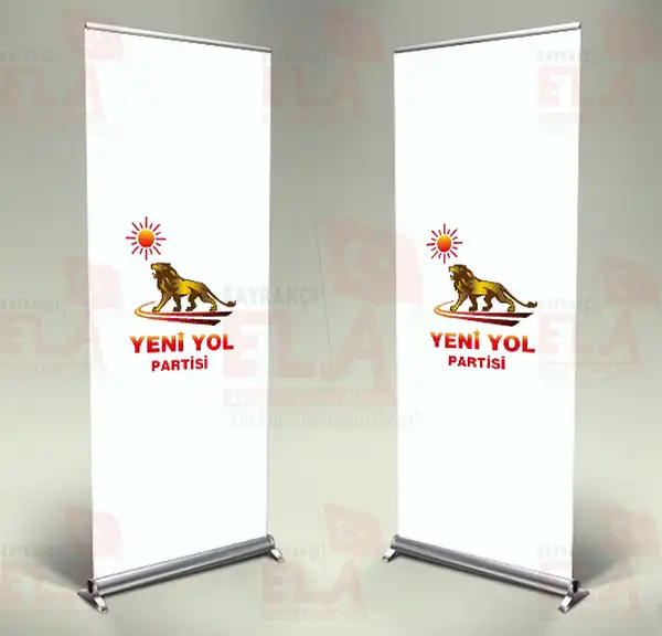 Yeni Yol Partisi Banner Roll Up