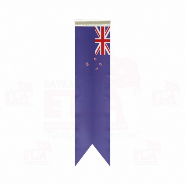 Yeni Zelanda zel Logolu Masa Bayra