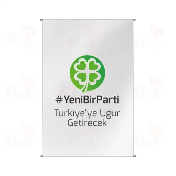 YeniBirParti Bina Boyu Bayraklar