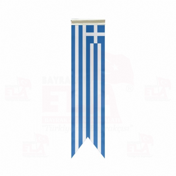 Yunanistan zel Logolu Masa Bayra