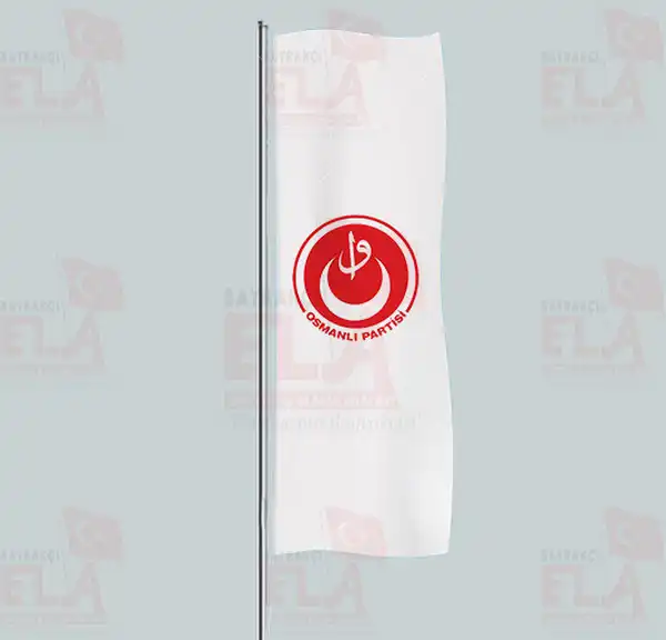Osmanl Partisi Yatay ekilen Flamalar ve Bayraklar