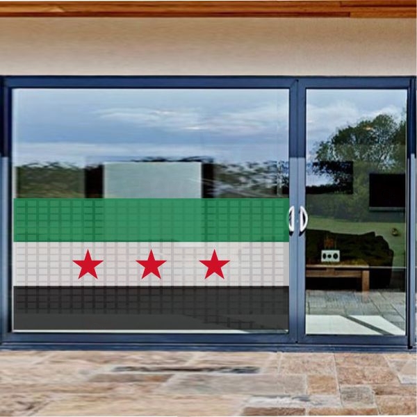 zgr Suriye Ordusu Cam Sticker Etiket zgr Suriye Ordusu Cam Yapkan zgr Suriye Ordusu Cam Yazs