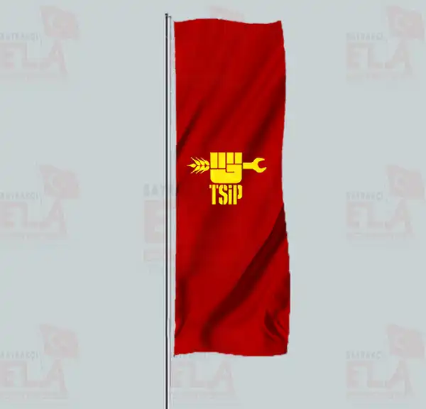 Trkiye Sosyalist i Partisi Yatay ekilen Flamalar ve Bayraklar