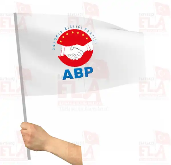 Anadolu Birlii Partisi Sopal Bayrak ve Flamalar