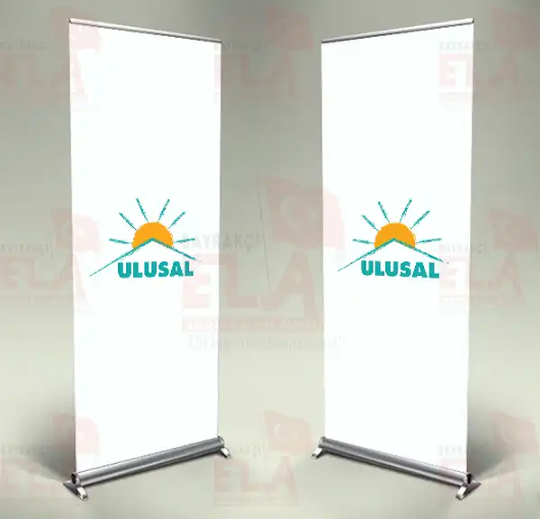 Ulusal Parti Banner Roll Up