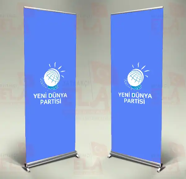 Yeni Dnya Partisi Banner Roll Up