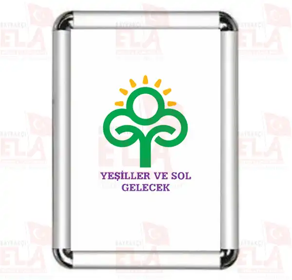 Yeiller ve Sol Gelecek Partisi ereveli Resimler