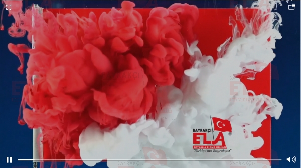 Bayrak Nasıl Üretilir Renkli Türk Bayrağı Ela Bayrakta