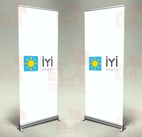 yi parti Banner Roll Up