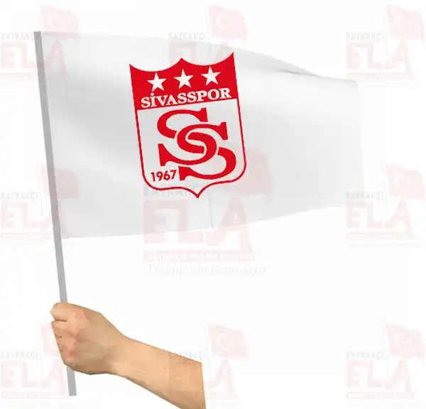 Sivasspor Sopal Bayrak ve Flamalar