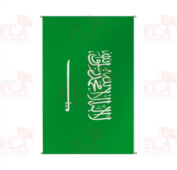 Suudi Arabistan Bina Boyu Flamalar ve Bayraklar