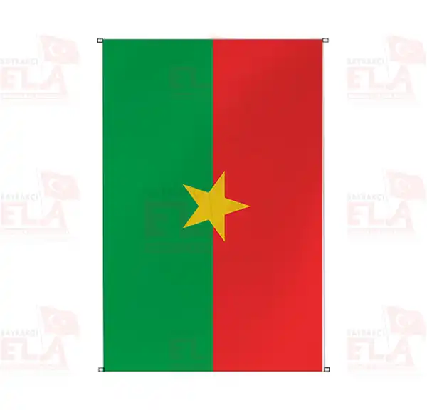 Burkina Faso Bina Boyu Flamalar ve Bayraklar