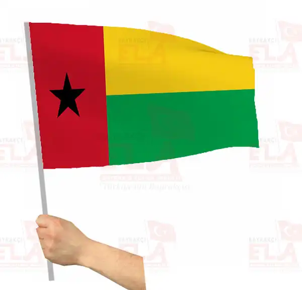 Gine-Bissau Sopal Bayrak ve Flamalar