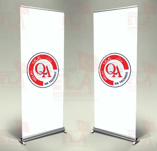 Halal Alberk Qa Banner Roll Up