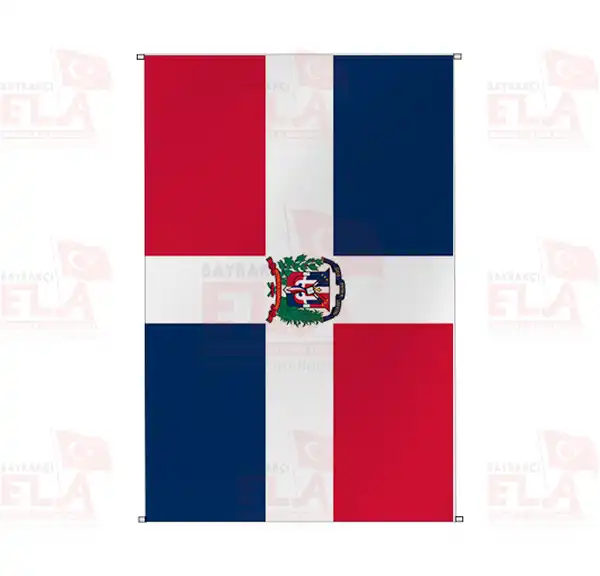 Dominik Cumhuriyeti Bina Boyu Flamalar ve Bayraklar