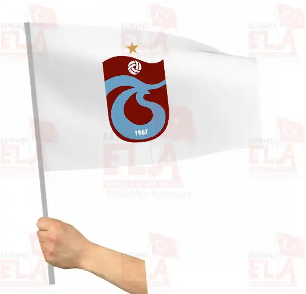 Trabzonspor Sopal Bayrak ve Flamalar