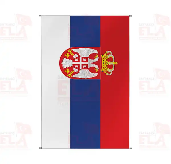 Srbistan Bina Boyu Flamalar ve Bayraklar