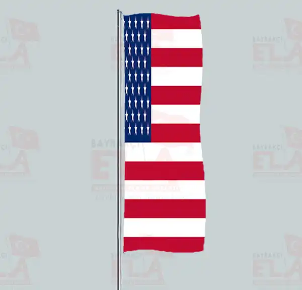 Amerika Birleik Devletleri Yatay ekilen Flamalar ve Bayraklar