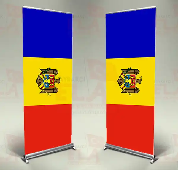 Moldova Banner Roll Up