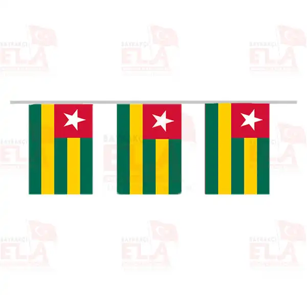 Togo pe Dizili Flamalar ve Bayraklar