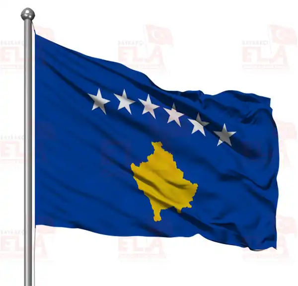 Kosova Gnder Flamas ve Bayraklar