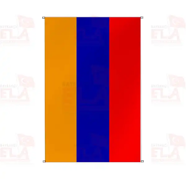 Ermenistan Bina Boyu Flamalar ve Bayraklar