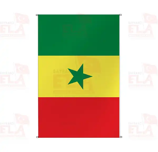 Senegal Bina Boyu Flamalar ve Bayraklar