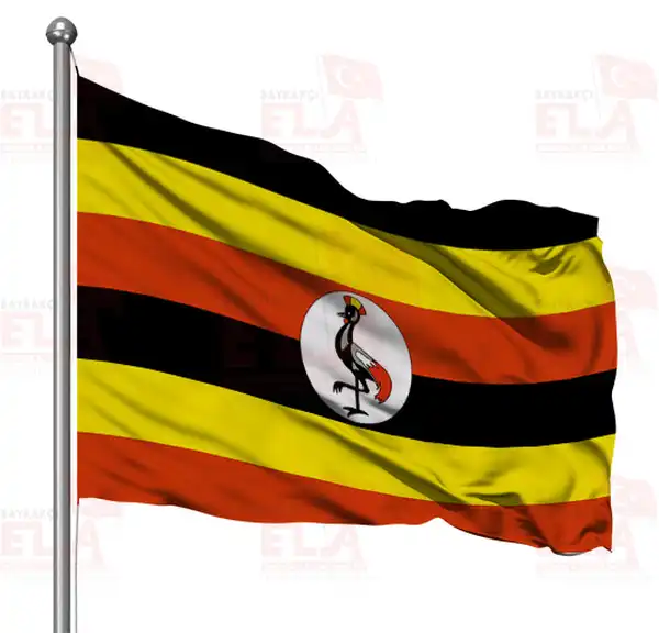 Uganda Gnder Flamas ve Bayraklar