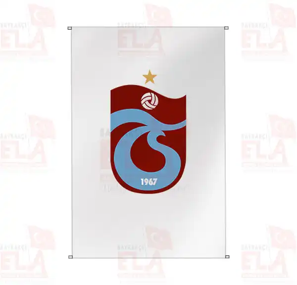 Trabzonspor Bina Boyu Flamalar ve Bayraklar