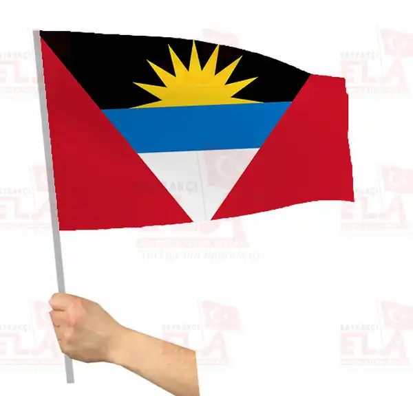 Antigua ve Barbuda Sopal Bayrak ve Flamalar