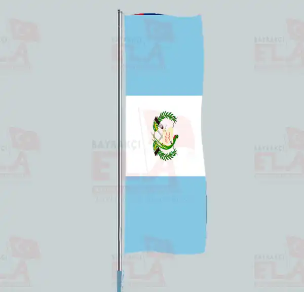 Guatemala Yatay ekilen Flamalar ve Bayraklar