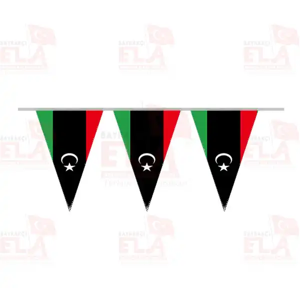 Libya gen Bayrak ve Flamalar