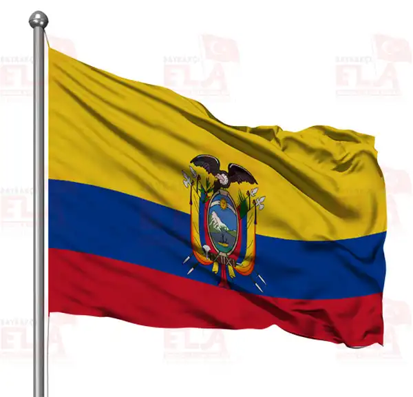 Ekvador Gnder Flamas ve Bayraklar